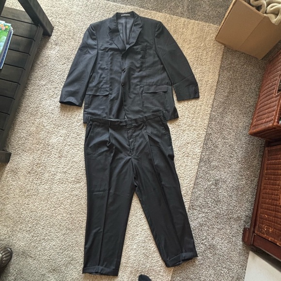 Hickey Freeman Pinstripe Suit – Size 48 (Dillard’s Exclusive) - Picture 1 of 8